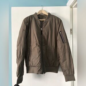 Brown Bomber Jacket for Men Kuwalla
